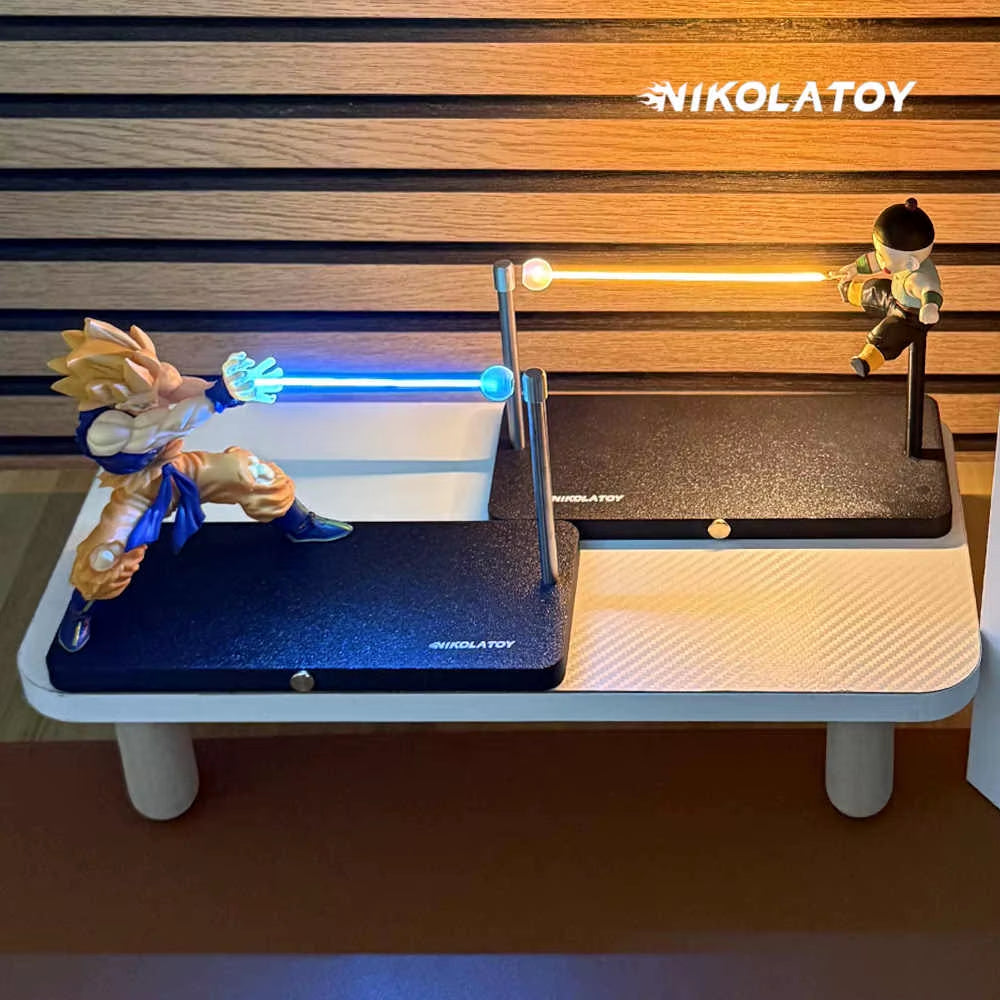 Cute Dragon Ball Son Goku Night Lamp Anime Touch Kamehameha Magnetic Night Lamp Home Decor Accessories Atmosphere Lights Gift