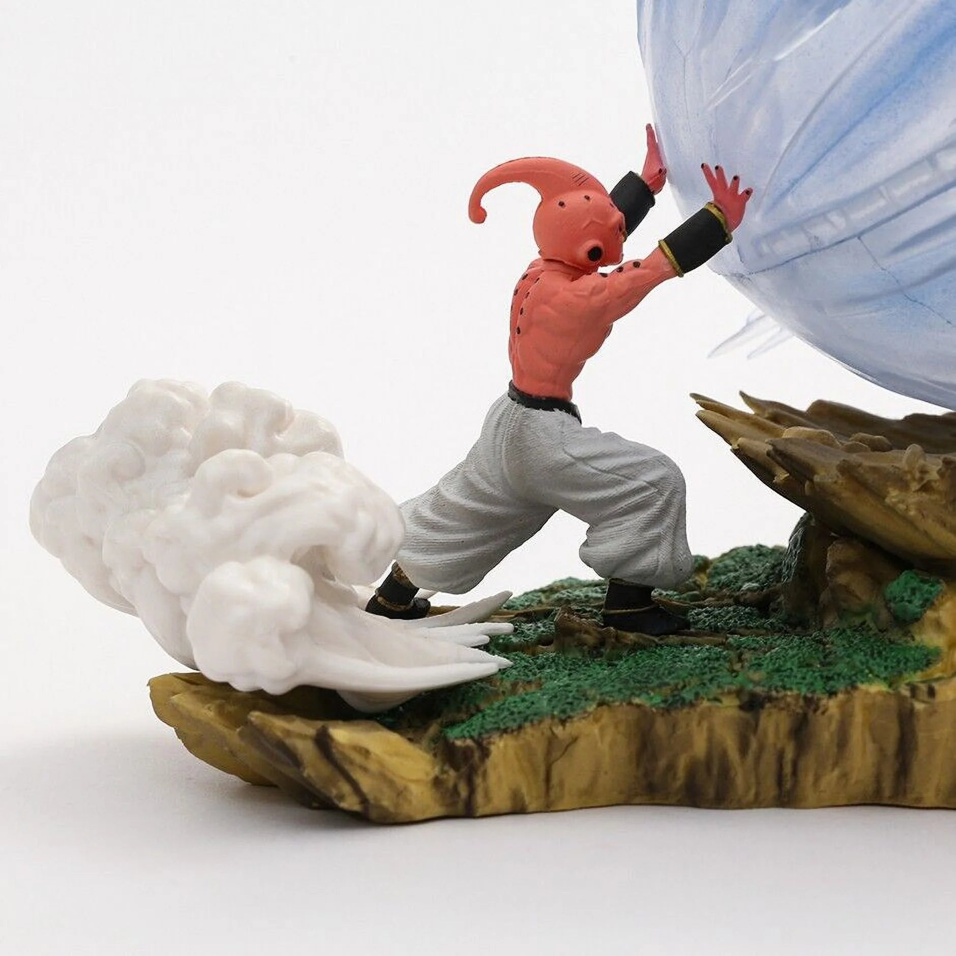 New Anime Dragon Ball Z Son Goku Vs Majin Buu Figure Gk Statue Action Toy 9"